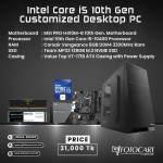 Intel Core i5 10th Gen. Customized Desktop PC,