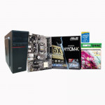 Intel Core i3 6th Gen. Customized Desktop PC,  4GB Ram, 128GB SSD, 1-Year Warranty