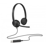 Logitech H340 USB Headset, 2-Years Warranty