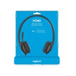 Logitech H340 USB Headset, 2-Years Warranty