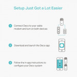 TP-Link Deco M4 (3-Pack) AC1200 Whole Home Wi-Fi System, 1-Year Warranty