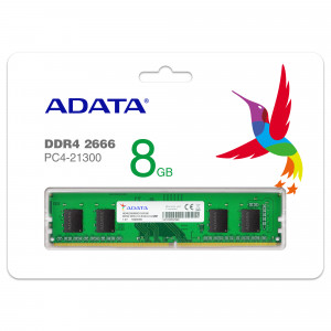 ADATA DDR4 8GB 2666Bus Desktop Ram, PLT