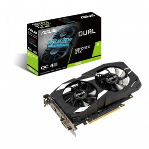 Asus  DUAL-GTX1650-O4G Dual GeForce GTX 1650 OC Edition 4GB DDR5 Graphics Card, 2-Years Warranty