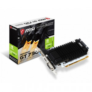 MSI GeForce GT 730 2GB DDR3 Graphics Card, 2-Years Warranty
