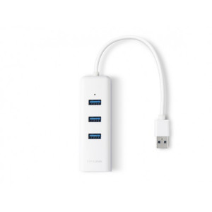 TP-Link UE330 USB 3 Port HUB With Gigabit Ethernet Port, 1-Year Warranty