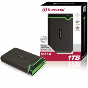 Transcend 25M3S 1TB Portable Hard Drive, 3-Years