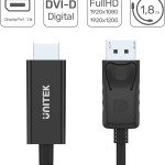 Unitek Y-5118CA Display Port to HDMI Cable 1.8M