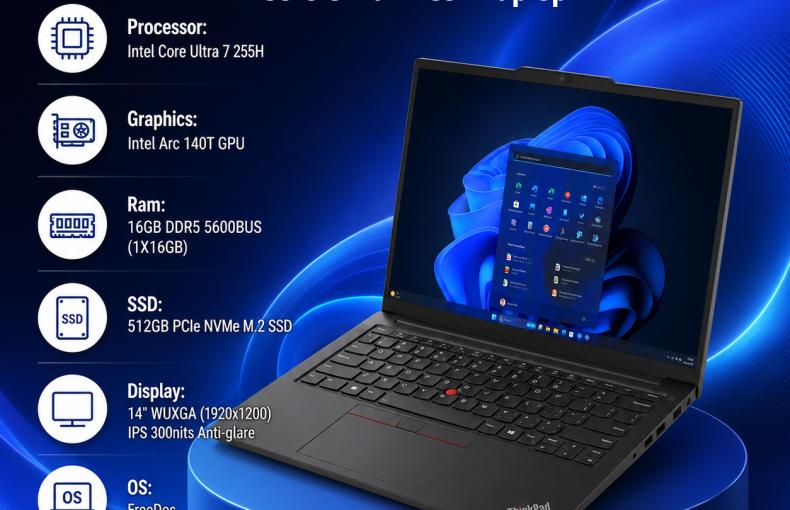 Lenovo ThinkPad E14 Gen 7 Core Ultra 7 255H Laptop — Business Performance, Reimagined